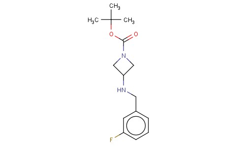 3-(3-FLUORO-BENZYLAMINO)-AZETIDINE-1-CARBOXYLIC ACID TERT-BUTYL ESTER